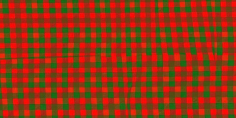 Classic red, green, and blue checkered pattern, distinctive diagonal lines, vibrant, texture