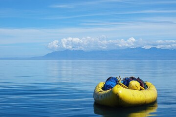 Obraz premium Floating Islands of Titicaca: Discover the Unique Uros Culture on Lake Titicaca, Peru's Enchanting South American Gem