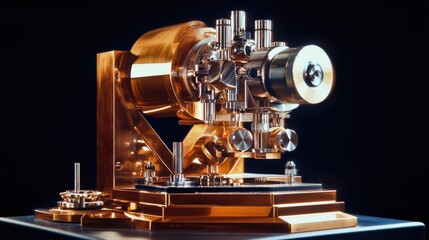 Fototapeta premium Electron Microscopes: "Discuss the capabilities of electron microscopes in imaging at the nanoscale. electron microscopes differ from optical microscopes in resolution and application