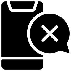 Fototapeta premium Smartphone icon for website, application, printing, document, poster design, etc