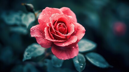 Elegant rose flower