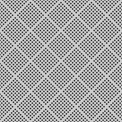 Seamless Geometric Checked Pattern. Abstract Perforated Texture.