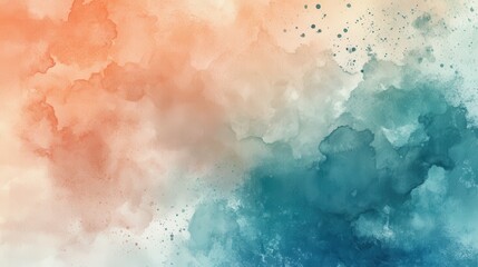 Fototapeta premium Abstract watercolor background
