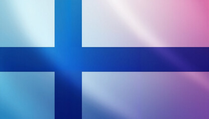 Naklejka premium Gradient Finland flag design with modern textures, national symbolism