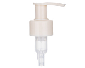 Beige Plastic Dispenser Pump for Bottles
