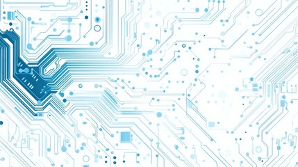 Abstract Circuit Board Pattern