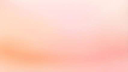A soft gradient blend of pink and white hues Pastel to The colors transition smoothly from  blending into a warm orange hue. The texture has a delicate Background. ai