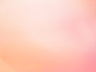 A soft gradient blend of pink and white hues Pastel to The colors transition smoothly from  blending into a warm orange hue. The texture has a delicate Background. ai