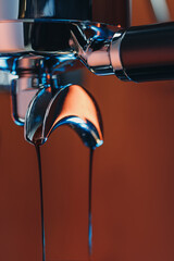 Espresso Flow from Portafilter Spout