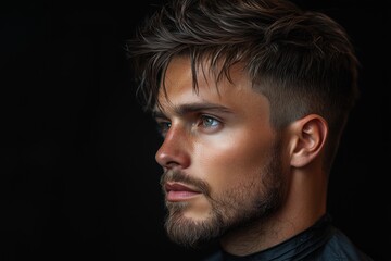 Obraz premium Barber Shop with Text Space