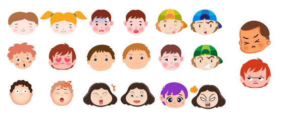 Head icon with happy face