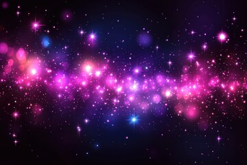 Pink purple galaxy space background bokeh