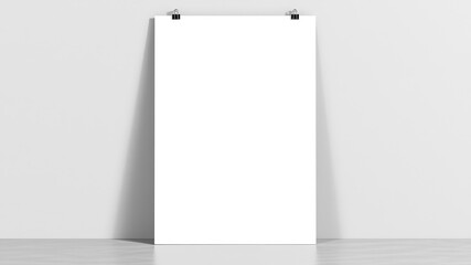 Blank Poster Mockup Design for Branding Materials