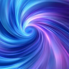 Abstract Blue Purple Swirl Vortex.