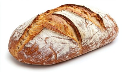 Freshly Baked Artisan Bread with Crispy Crust and Rustic Texture Perfect for Culinary Use in Photography and Food Styling