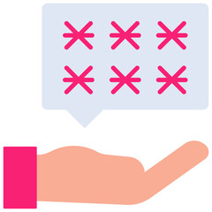 Access icon for website, application, printing, document, poster design, etc