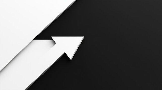 A sleek black leftpointing arrow icon on a clean white background, signaling direction with a modern touch.