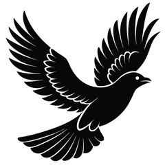 Obraz premium Bird silhouette illustration