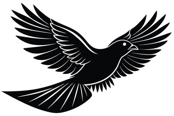 Fototapeta premium flying bird silhouette