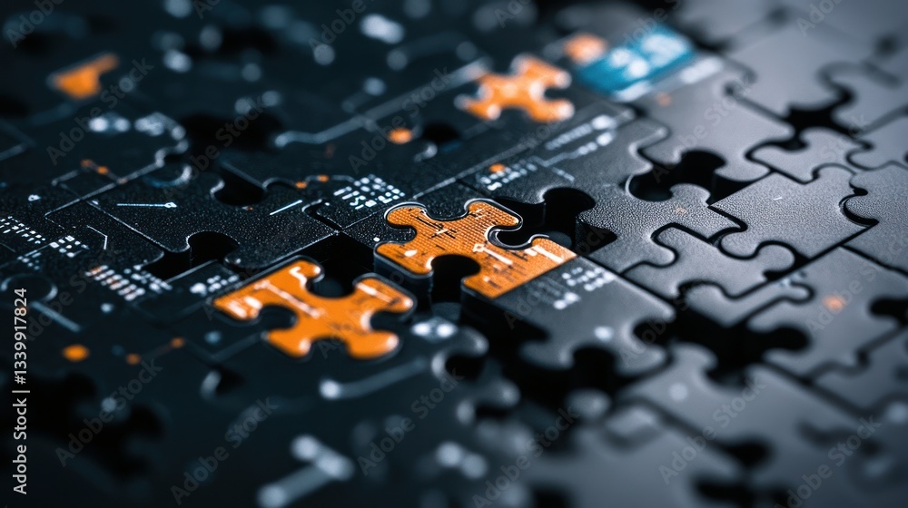 Poster technological puzzle: completing the circuit