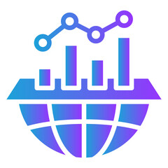 Data Analytics lineal color icon