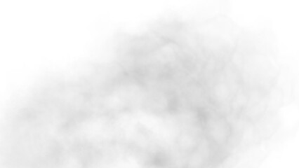 Abstract Smoke, Fog Overlay for Design on transparent background