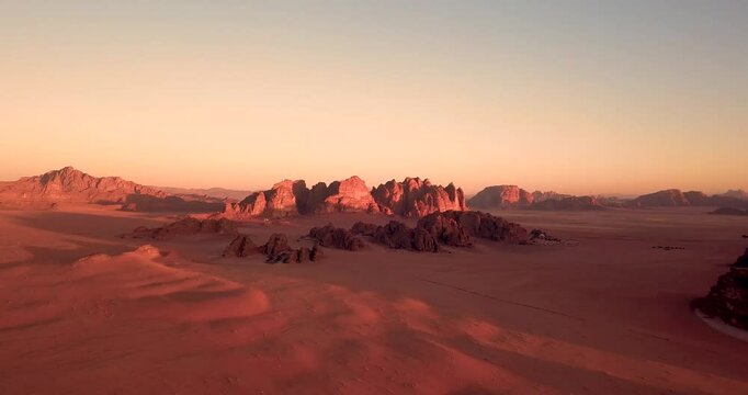 Exploring Petra by Drone: A Stunning Aerial View of Jordan&rsquo;s Ancient Wonder Amidst the Vast Deser