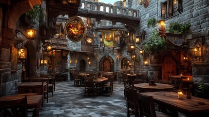 Obraz premium A kingdom built on magic