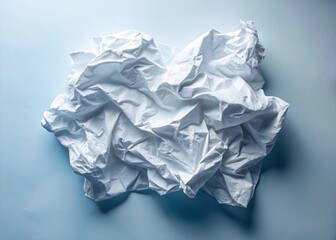 Fototapeta premium Abstract White Paper Texture Background: Aerial Photography Design Element