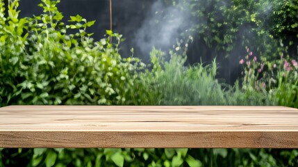 Modern Table Top Light Wooden