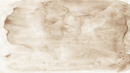 Brown beige nude white watercolor water. Abstract art background. Light pale pastel soft shade....