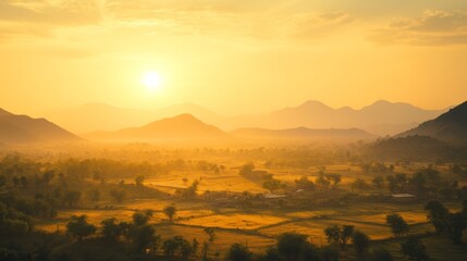 Pakistan Landscape Warm Background --ar 169 --sty D0fca640-b 1187
