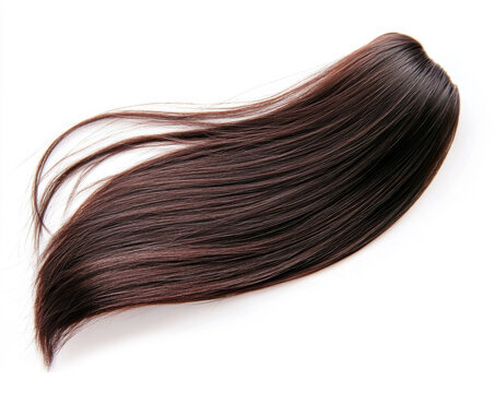 brown lock of hair