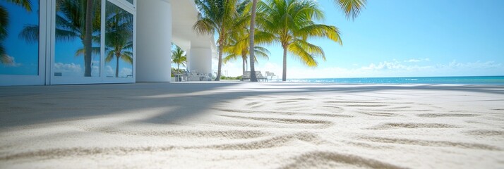 Tropical Beach Resort Vacation Serenity