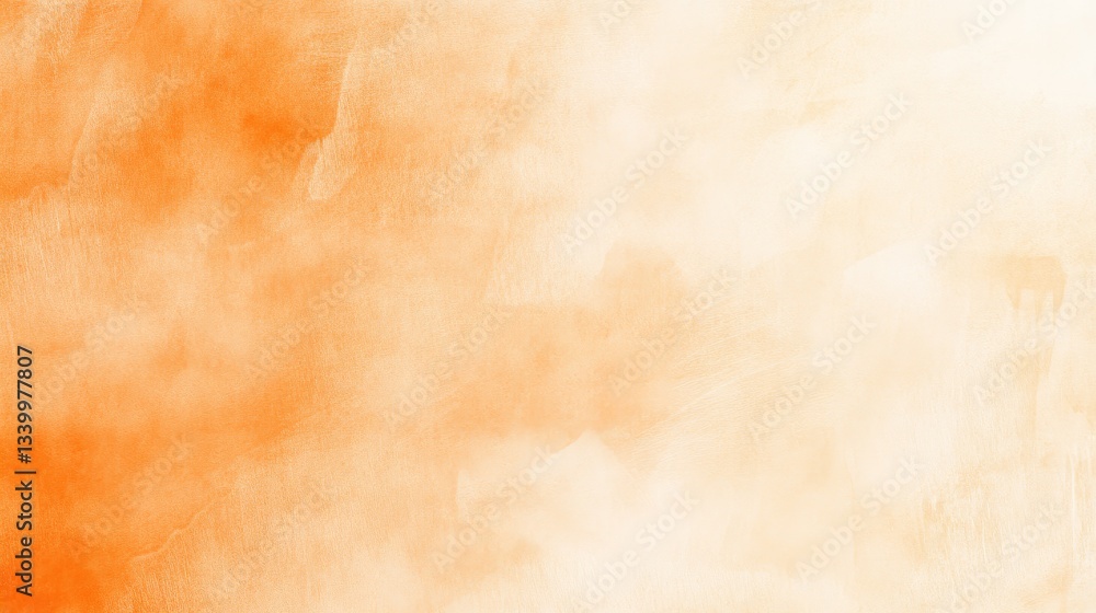 Poster abstract orange and white textured background with soft gradients for creative design use