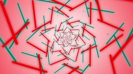 red gradient background with 2 black and red 5 star patterns changing elegant colors and rotating repeatedly . abtsrack - Powered by Adobe