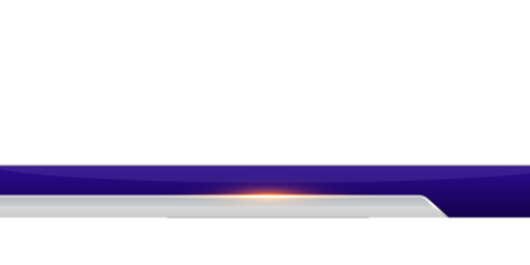 Professional Broadcast Lower third Design Template on a Transparent Background
