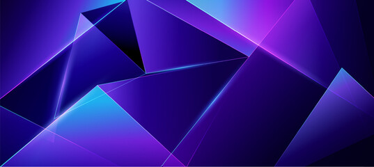 Fototapeta premium Abstract neon technology, diagonal striped neon lines cyberpunk concept vector for presentation products or website background EPS 10