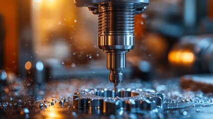 Industrial Machine Precisely Machining Metal Gear