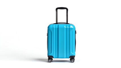 Isolated suitcase on a background 