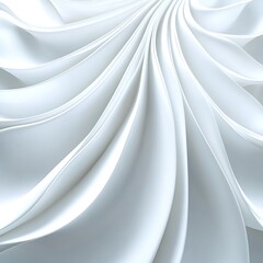 Abstract White Swirling Fabric Texture.