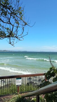 view of the beach