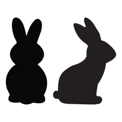 Rabbit  bunny silhouette
