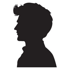 silhouette of a man