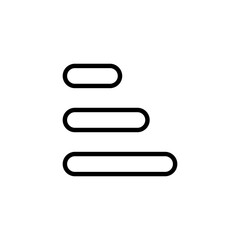 Obraz premium Menu icon logo design. web menu sign and symbol. hamburger menu symbol