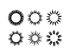 Abstract flowers icon    