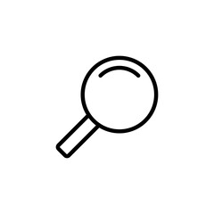 Search icon logo design. search magnifying glass sign and symbol