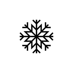 Snow icon logo design. snowflake sign and symbol