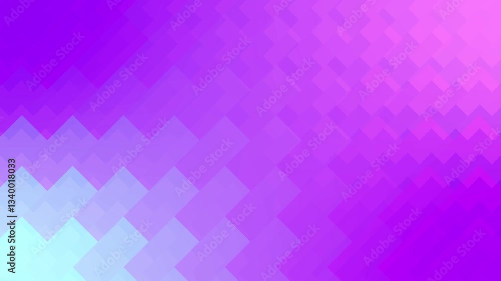Poster abstract geometric background with layered translucent squares in purple and blue hues forming a smo