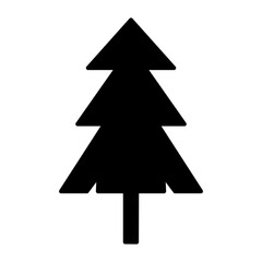 Obraz premium spruce black icon